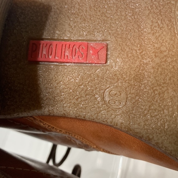 Pikolinos ankle boot EU38 toffee brown lace up - Picture 7 of 12